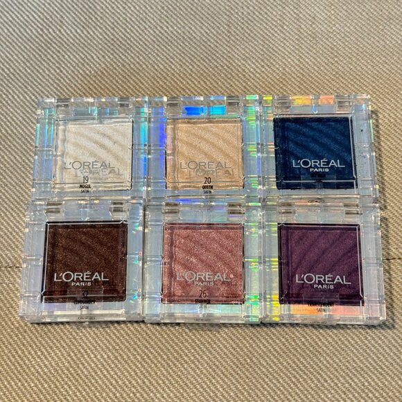 🌈 Lot of 10 L'Oréal Paris Eyeshadows Satin & Matte Brand New 🌈 - Picture 2 of 3